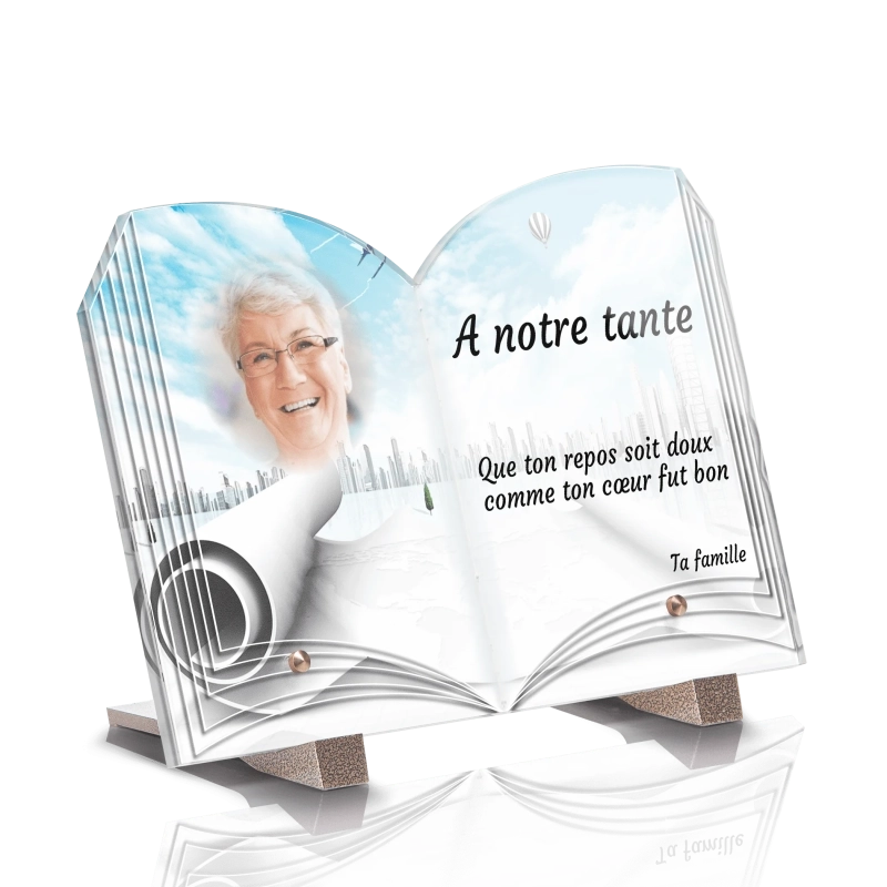 Plaque Funéraire Livre Voyage Plaque Funéraire Livre Voyage
