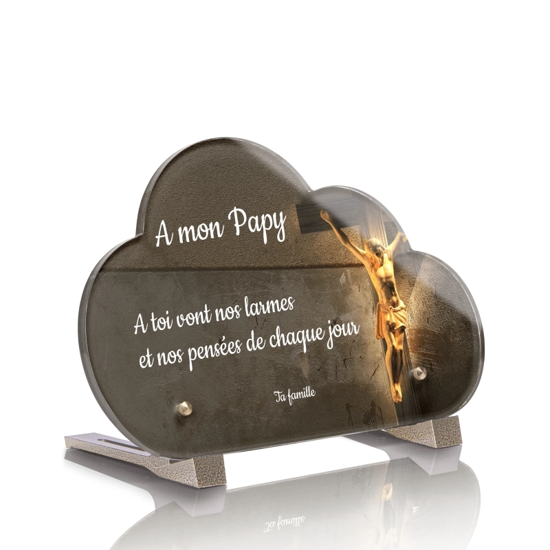 Plaque Funéraire Nuage Croix Religion Plaque Funéraire Nuage Croix Religion