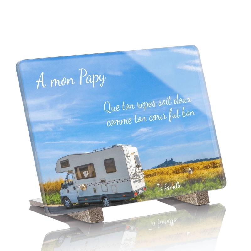 Plaque Funéraire Camping Car 5