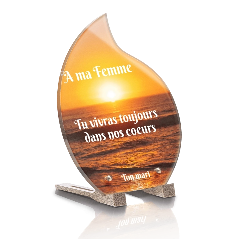 Plaque Funéraire Goutte Soleil Plaque Funéraire Goutte Soleil