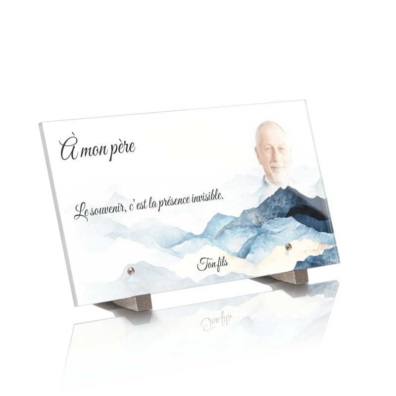 Plaque Funéraire Panoramique Montagne Design Plaque Funéraire Panoramique Montagne Design
