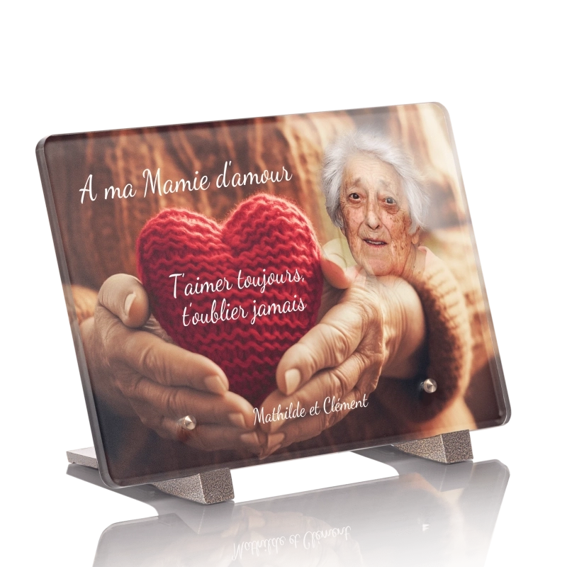 Plaque Funéraire Mains Mamie Coeur Plaque Funéraire Mains Mamie Coeur