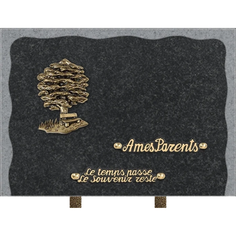 Plaque funéraire Arbre 35x25cm (grand)