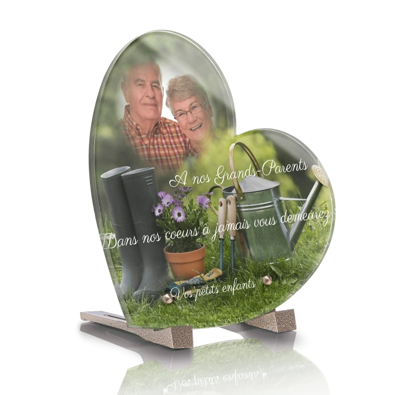 Plaque Funéraire Coeur Jardin Plaque Funéraire Coeur Jardin