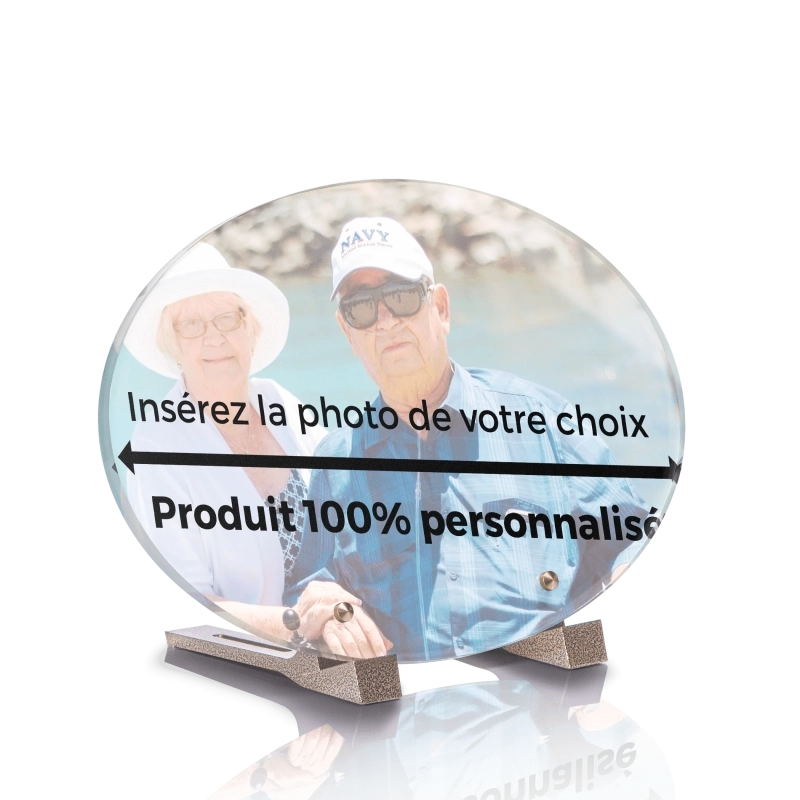 Plaque Funéraire Ovale 100% personnalisée Plaque Funéraire Ovale 100% personnalisée