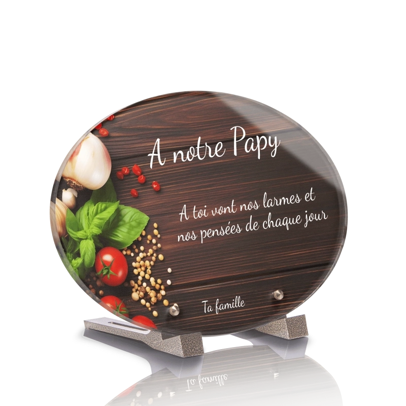 Plaque Funéraire Ovale Cuisine Planche Bois Plaque Funéraire Ovale Cuisine Planche Bois