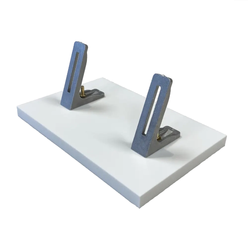 Socle en pierre blanche pour plaque funéraire plexiglas Socle en pierre blanche pour plaque funéraire plexiglas