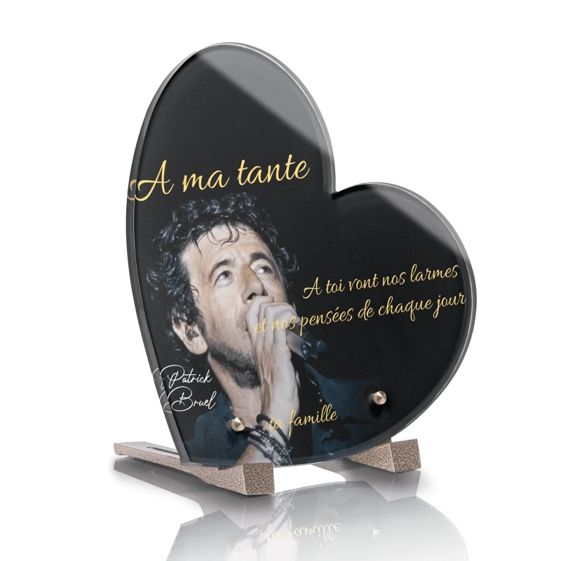 Plaque Funéraire Coeur Patrick Bruel Plaque Funéraire Coeur Patrick Bruel