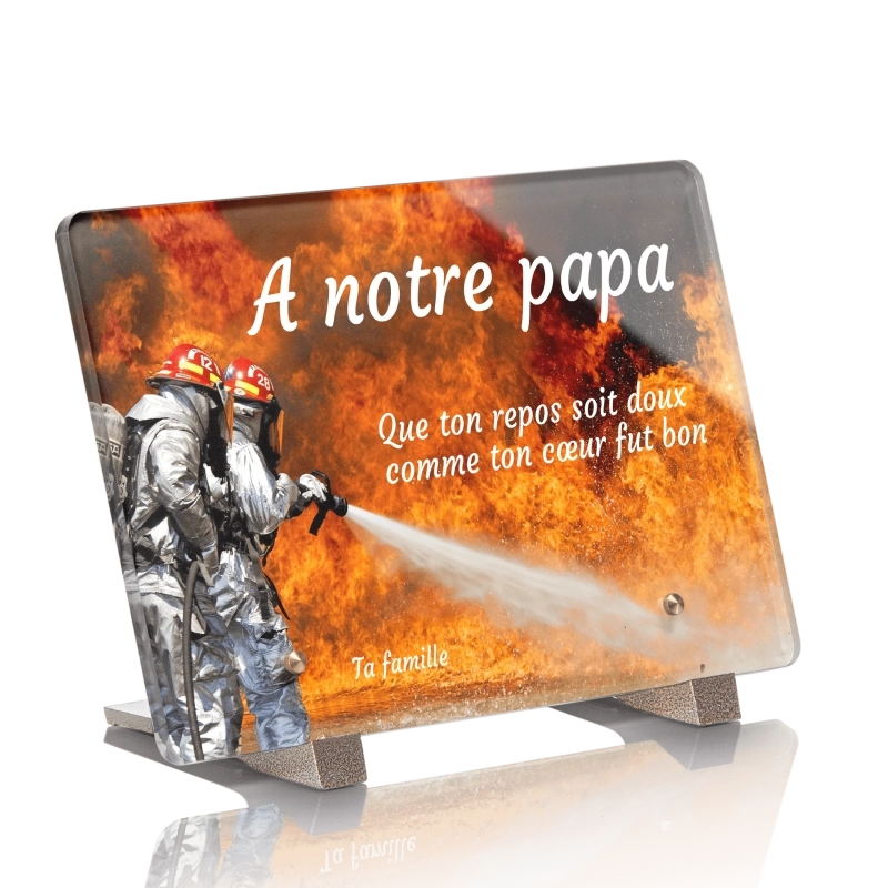 Plaque Funéraire Pompier Plaque Funéraire Pompier