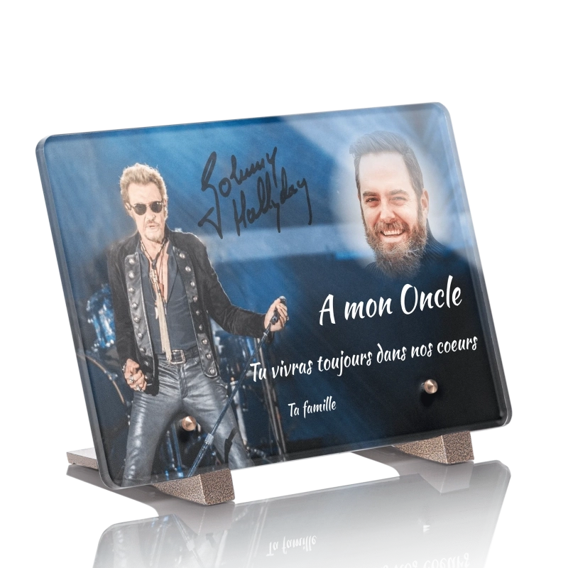 Plaque Funéraire Johnny Hallyday 2 Plaque Funéraire Johnny Hallyday 2