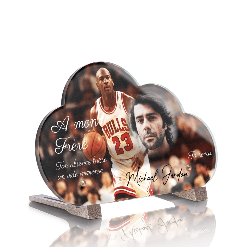 Plaque pour Tombe Nuage Michael Jordan Plaque pour Tombe Nuage Michael Jordan