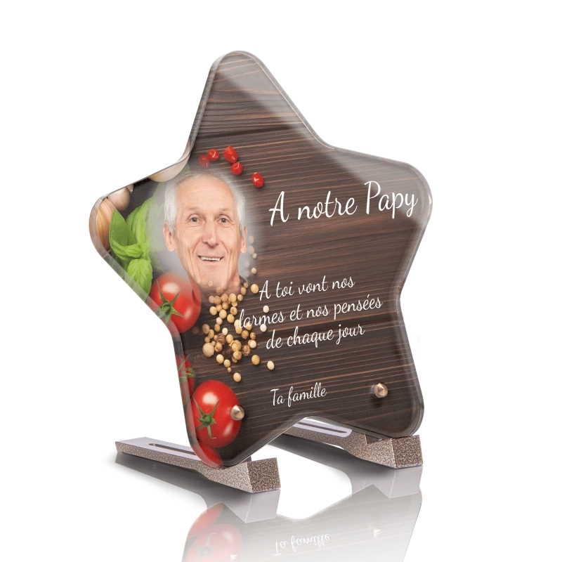 Plaque Funéraire Etoile Cuisine Planche Bois Plaque Funéraire Etoile Cuisine Planche Bois