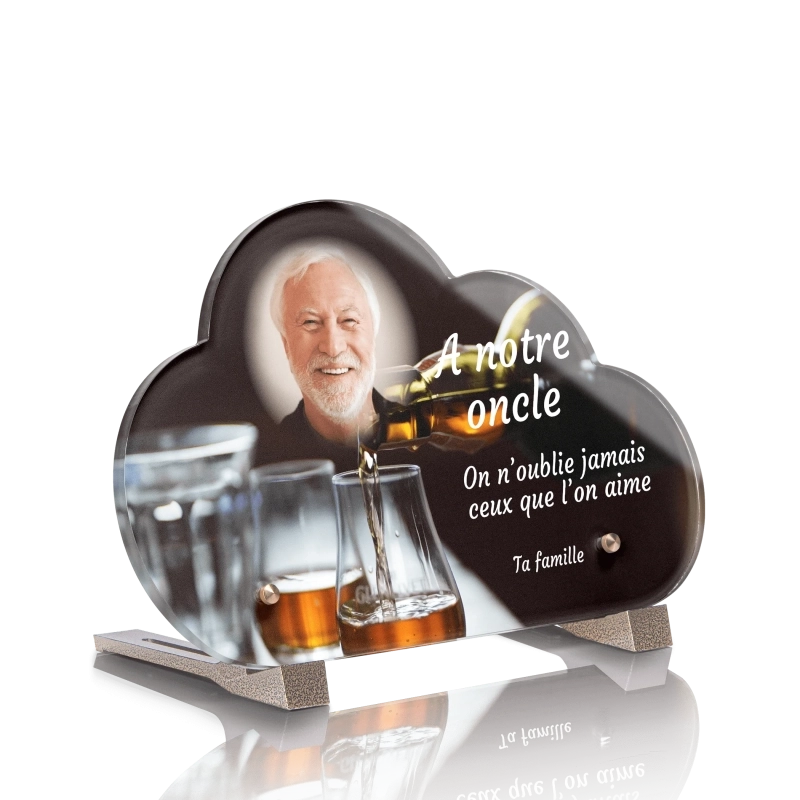 Plaque Funéraire Nuage Whisky Plaque Funéraire Nuage Whisky