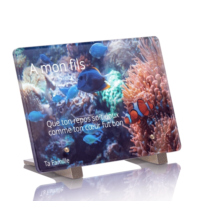 Plaque Funéraire Aquarium Plaque Funéraire Aquarium