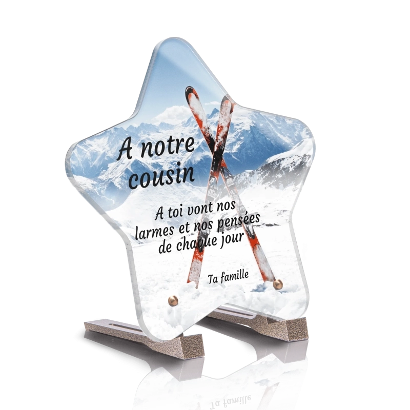 Plaque Funéraire Etoile Ski Plaque Funéraire Etoile Ski