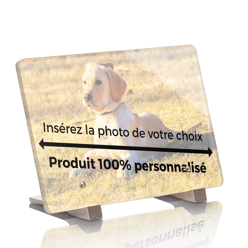 Plaque Funéraire 100% personnalisée pour chien