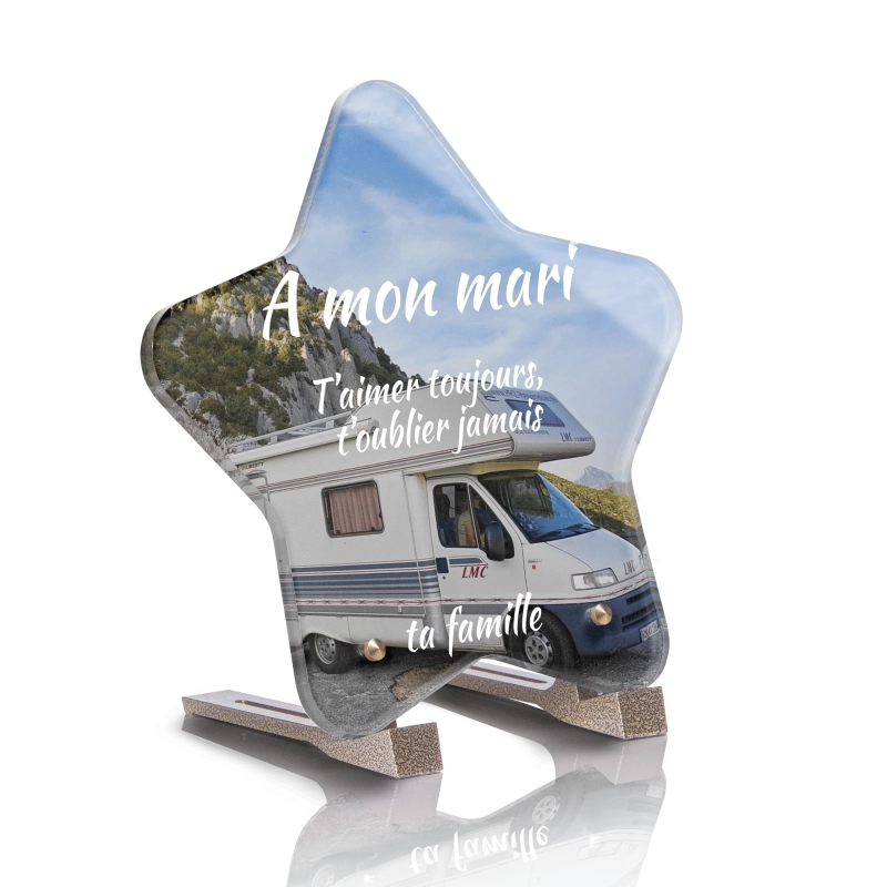 Plaque Funéraire Etoile Camping Car