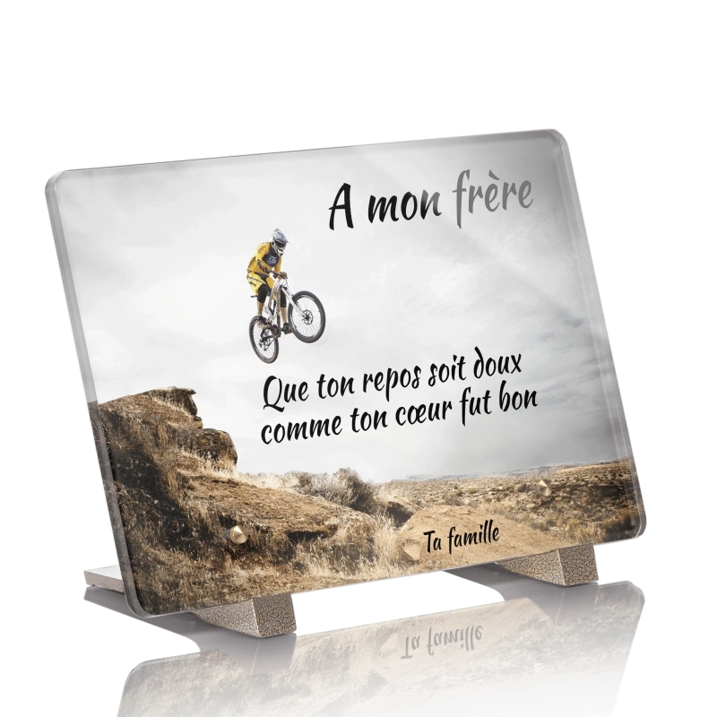 Plaque Funéraire BMX