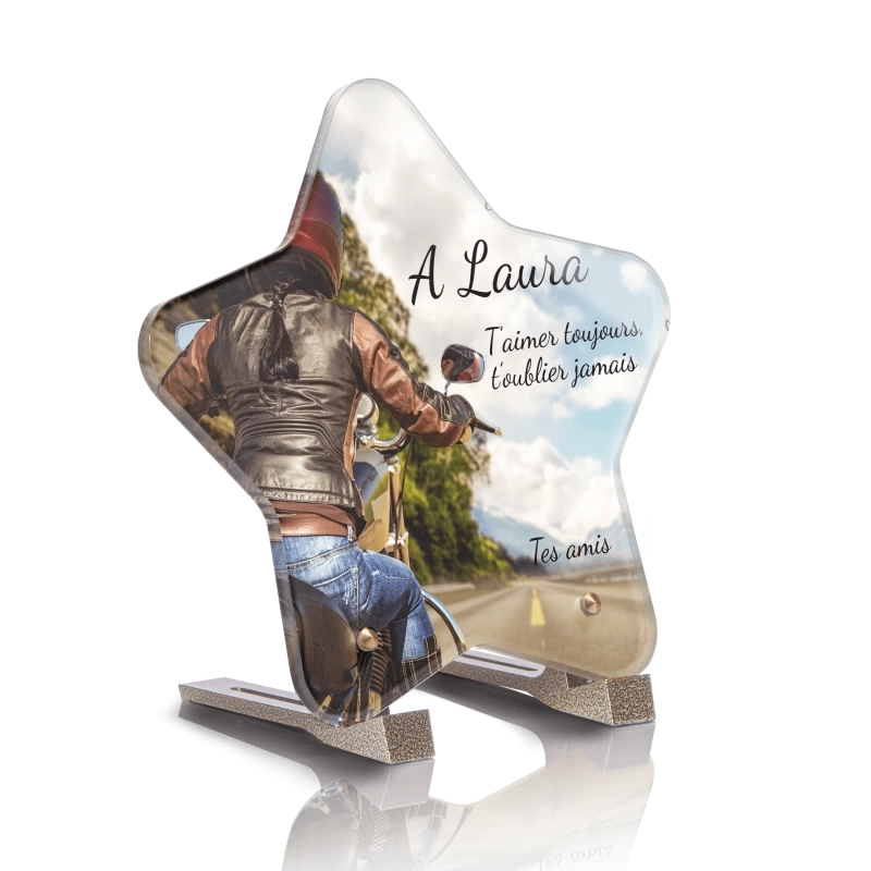 Plaque Funéraire Etoile Moto Motarde Plaque Funéraire Etoile Moto Motarde