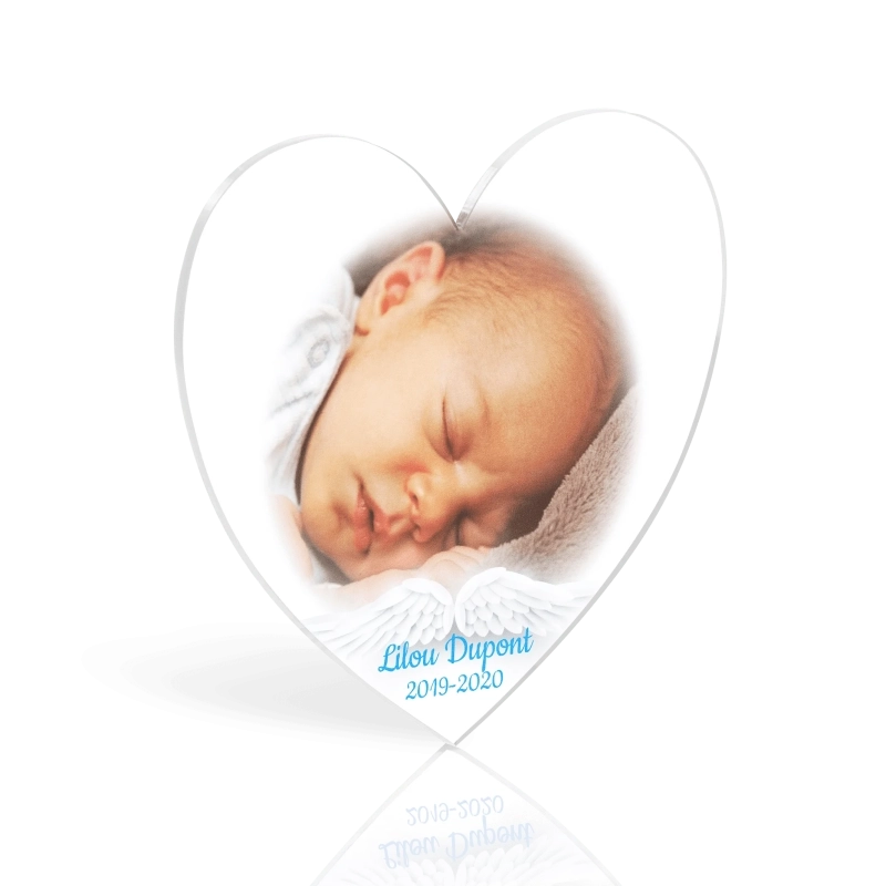 Médaillon Funéraire Coeur Ange Médaillon Funéraire Coeur Ange