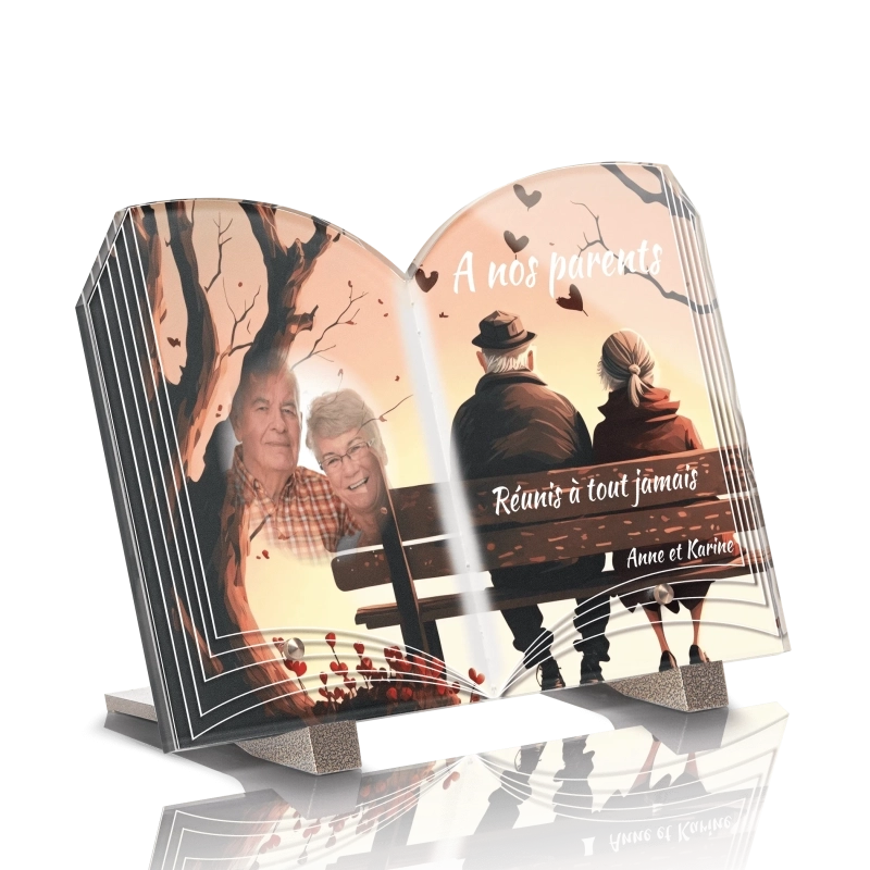 Plaque Funéraire Livre Amour Couple 2 Plaque Funéraire Livre Amour Couple 2