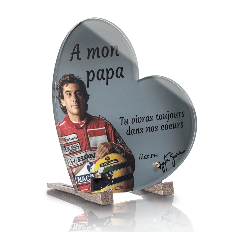 Plaque Décès Coeur Ayrton Senna