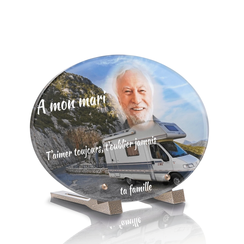 Plaque Funéraire Ovale Camping Car Plaque Funéraire Ovale Camping Car