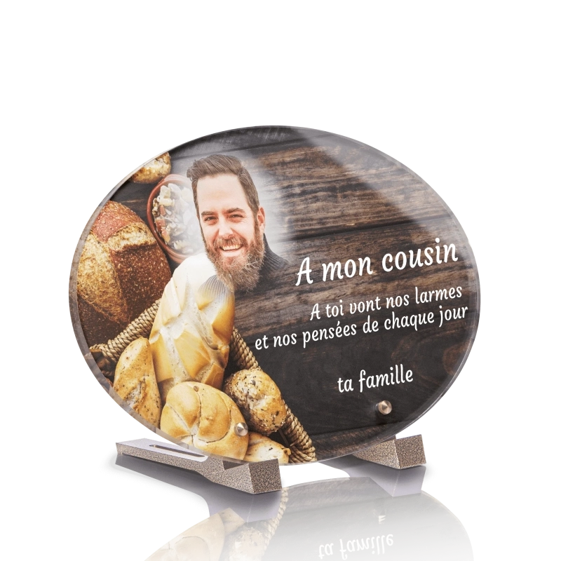 Plaque Funéraire Ovale Boulangerie Plaque Funéraire Ovale Boulangerie