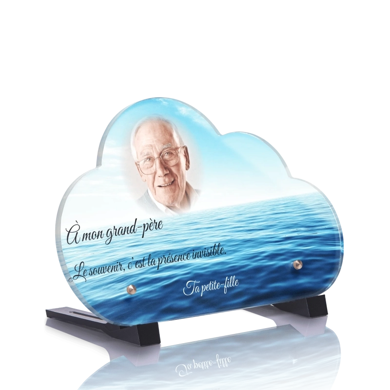 Plaque Funéraire Nuage Océan Horizon Plaque Funéraire Nuage Océan Horizon