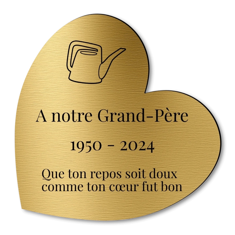 Plaque Funéraire Coeur Gravée Jardin Plaque Funéraire Coeur Gravée Jardin