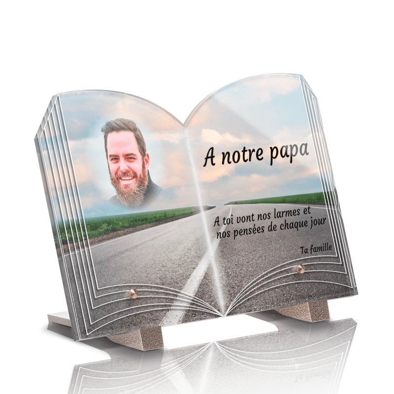 Plaque Funéraire Livre Route Plaque Funéraire Livre Route