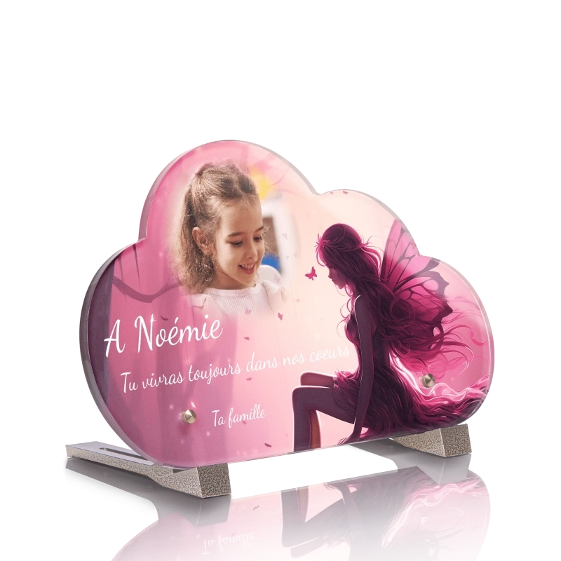 Plaque Funéraire Nuage Enfant Fée Plaque Funéraire Nuage Enfant Fée