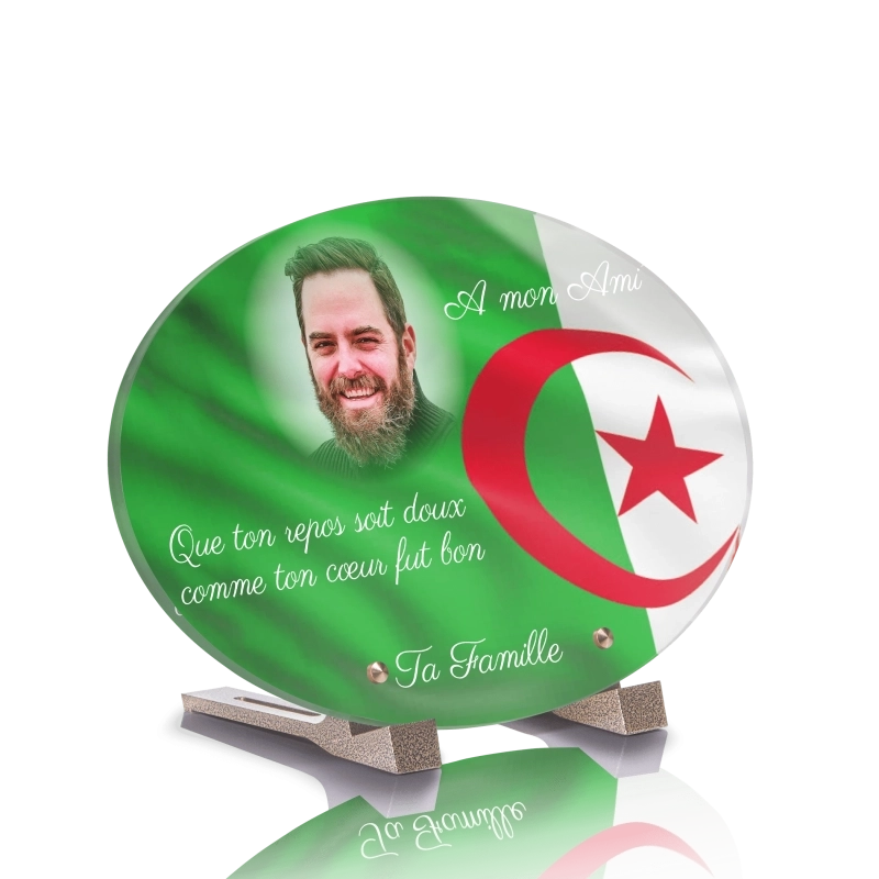 Plaque Funéraire Ovale Algérie Plaque Funéraire Ovale Algérie