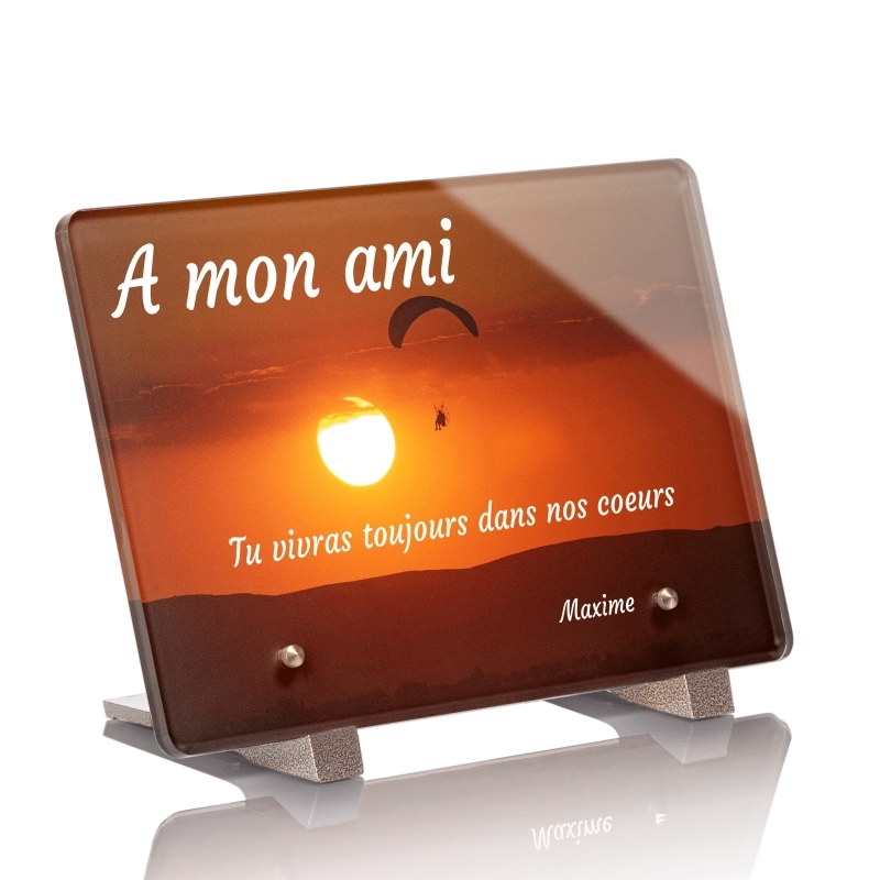 Plaque Funéraire Paramoteur Plaque Funéraire Paramoteur