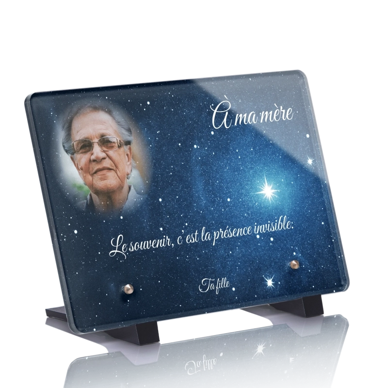 Plaque Funéraire Ciel Etoilé Eclairé Plaque Funéraire Ciel Etoilé Eclairé